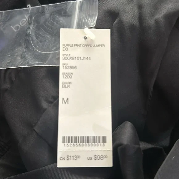 bebe brand new with tags summer Silk  jumpsuit size medium 34 inches chest - Picture 10 of 10